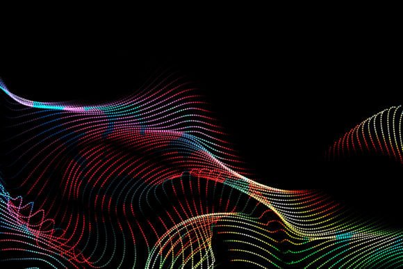 Abstract Colorful Wave Dot Background 89