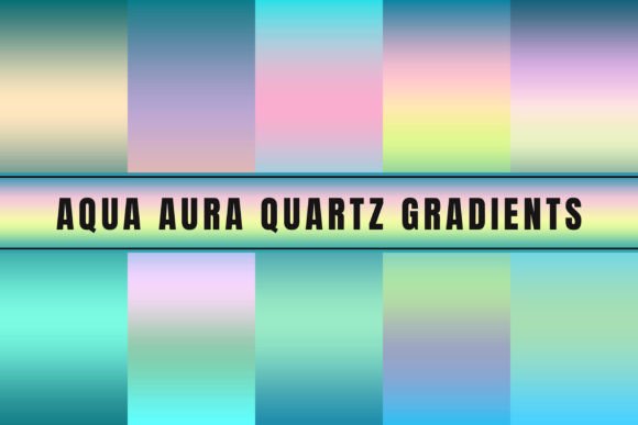 Aqua Aura Quartz Gradients for Creative Projects