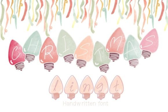 Christmas Light Font: A Festive Addition to Your Creative Projects