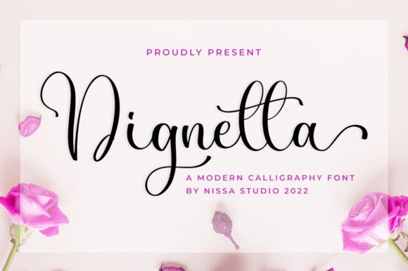 Dignetta Font: Elegance in Every Curve