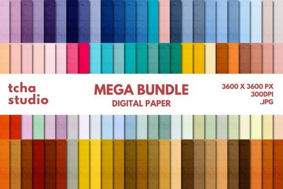Grunge Texture Digital Papers Bundle Set 5