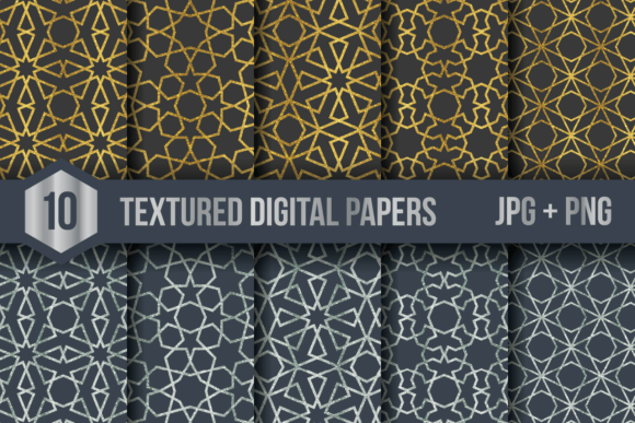 Luxury Digital Papers Vol. 7: A Guide to Elegant Seamless Patterns for Creative Projects