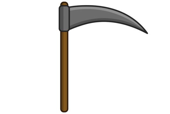 Scythe Cartoon Clipart: A Versatile Asset for Halloween and Beyond