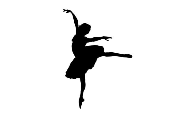 Young Ballet Dancer in Action: A Versatile Design Element for Creative and Commercial Projects